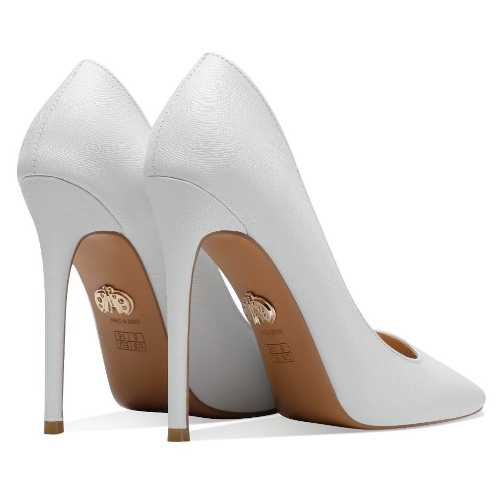 Petit Cadeau Leona - Classic and Sexy Slip on Pumps with 5" High Heels. NEW! - Picture 4 of 8